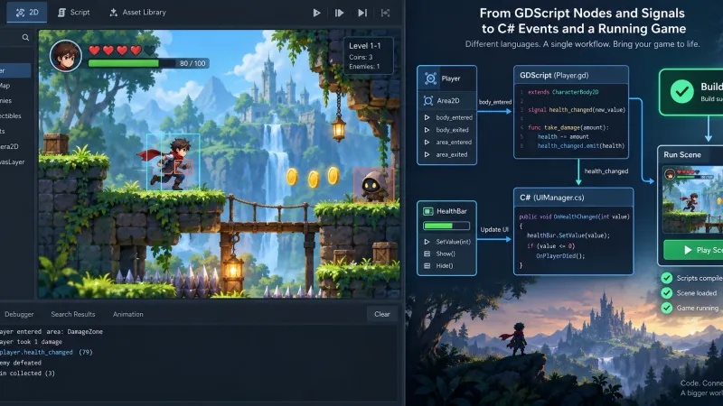 Godot 4 GDScript를 C# 바인딩 코드로 AI 자동 변환하는 실전 워크플로우