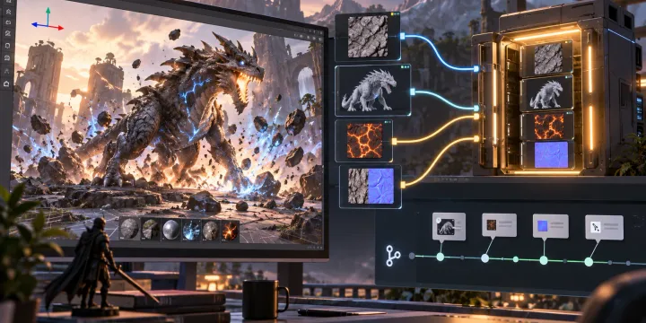 Git LFS로 대용량 VFX·3D 메시 프로젝트 용량 관리한 개발 로그 썸네일