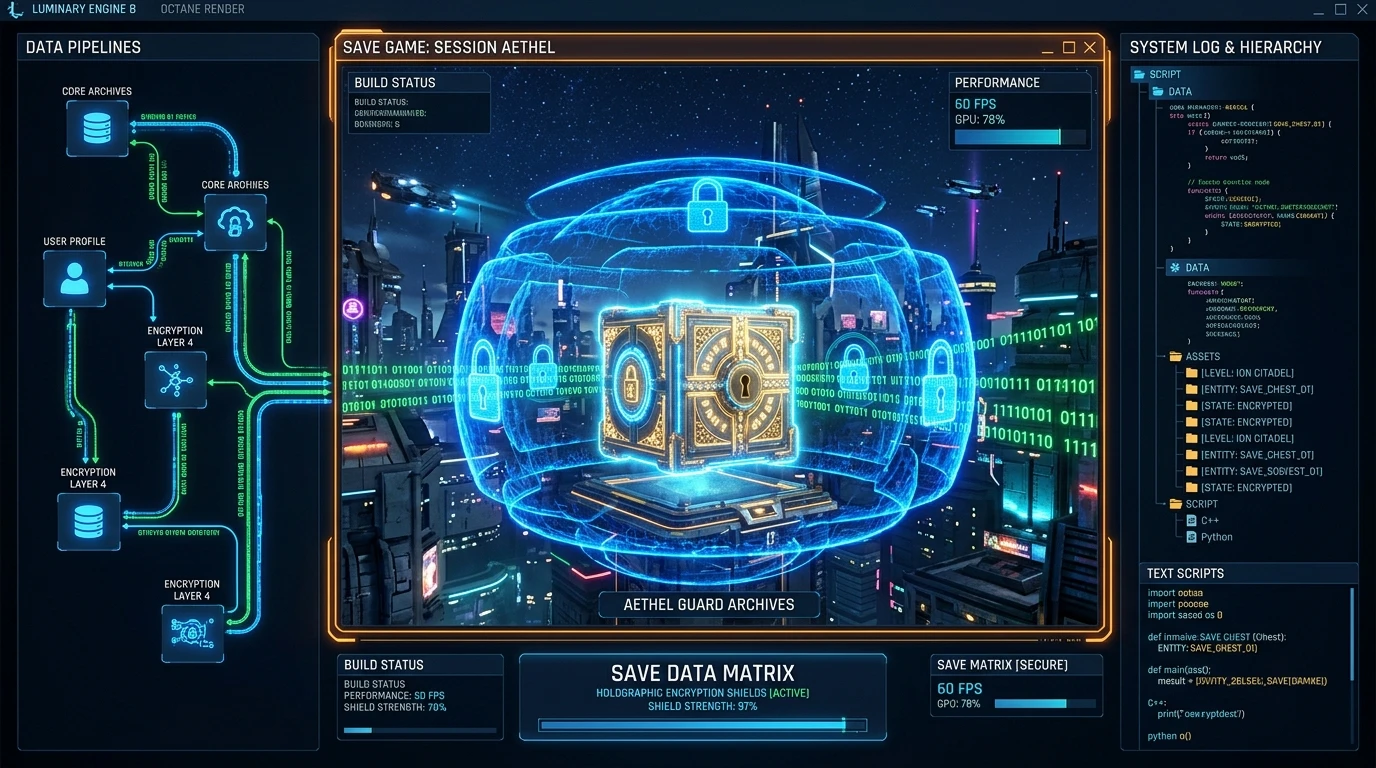 게임 데이터 저장(Save/Load)과 데이터 암호화 메커니즘 썸네일