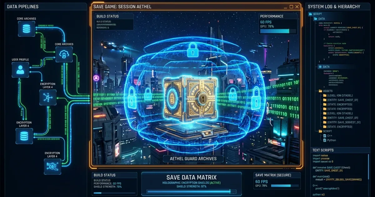 게임 데이터 저장(Save/Load)과 데이터 암호화 메커니즘