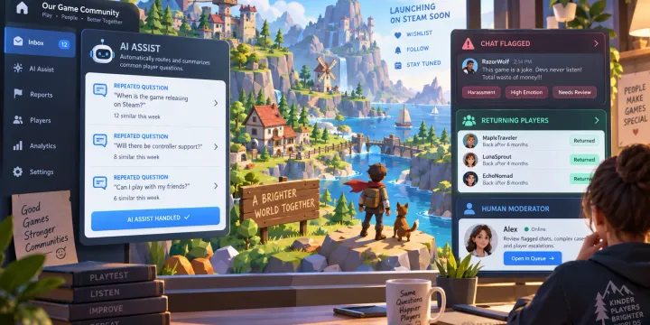 Discord AI 챗봇 모더레이터로 게임 커뮤니티 리텐션 관리하기 썸네일