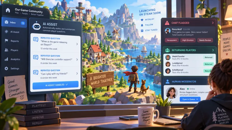 Discord AI 챗봇 모더레이터로 게임 커뮤니티 리텐션 관리하기
