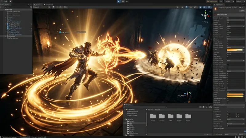VFX Graph로 설계하는 필살기 연출: 타이밍, 궤적, 충돌을 분리하자
