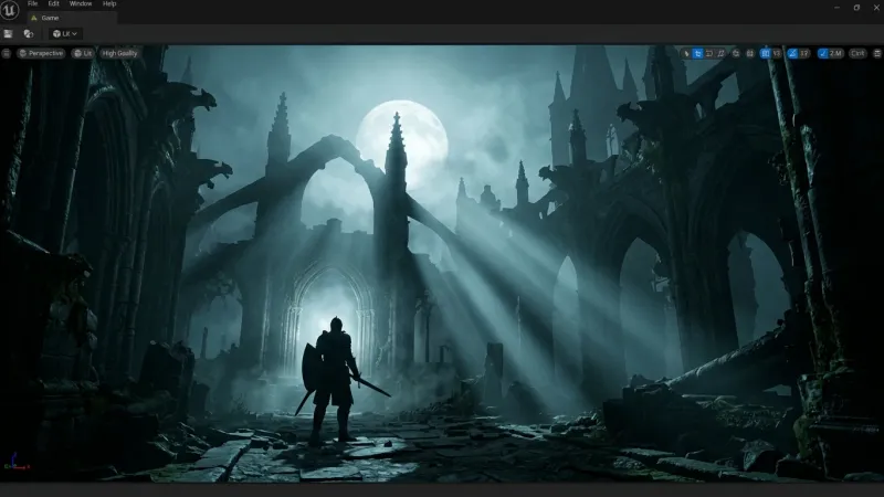 Volumetric Fog와 Atmospheric Light로 다크 판타지 분위기를 만드는 법