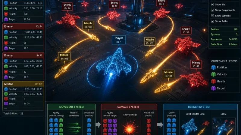 ECS(Entity Component System) 패러다임으로의 사고 전환기