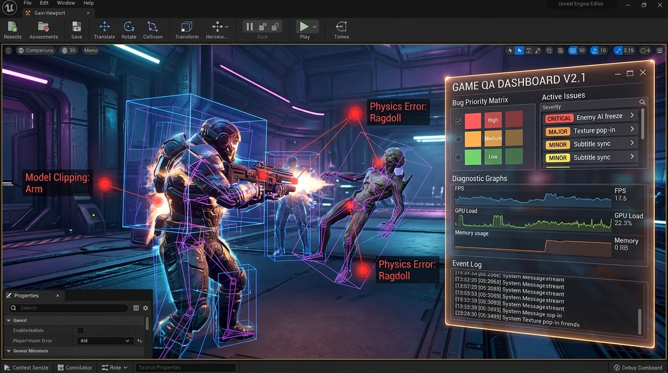 게임 QA 프로세스를 체계화하는 법: 재현 가능한 버그와 우선순위 기준 썸네일