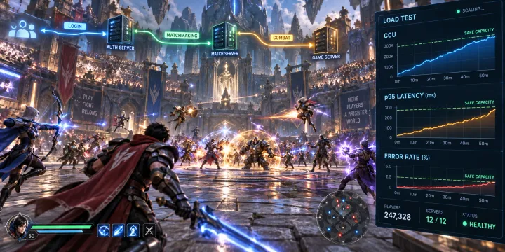 Locust·JMeter로 게임 서버 동시 접속자 한계 측정하는 로드 테스트 가이드 썸네일