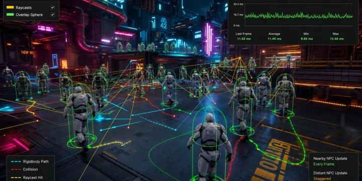Unity FixedUpdate 물리 기반 캐릭터 연산 병목 해소: 프레임 안정화 실전 가이드 썸네일
