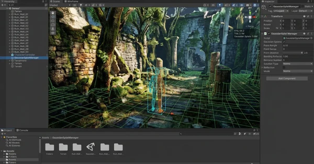 3D 가우시안 스플래팅(3DGS), 실시간 게임 플레이 기술로의 진화: 해외 인디 스튜디오의 구현 기법과 기술 생태계 분석