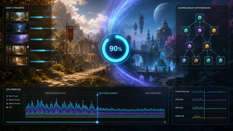 Unity Async Resource Loading으로 씬 전환 스터터링 해결하기
