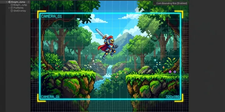 2D 도트 게임을 위한 완벽한 픽셀 퍼펙트 카메라 설정 썸네일
