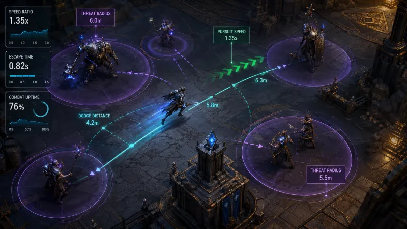 액션 RPG 플레이어 이동 속도와 전투 템포의 황금 비율 설계법