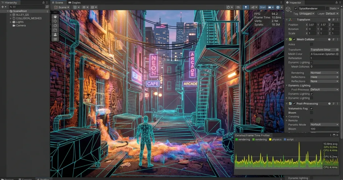 3DGS 게임 적용 워크플로우 분석