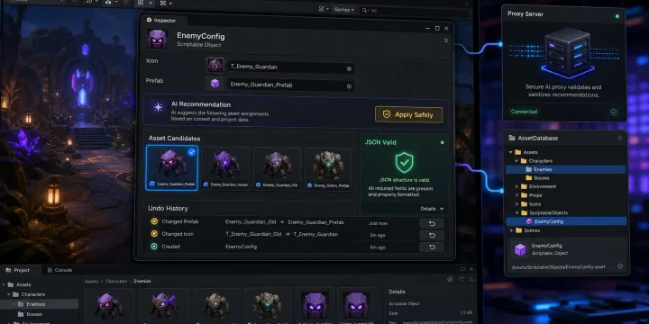 Claude API 기반 Unity C# 에디터 익스텐션: 인스펙터에서 에셋 자동 세팅하기 썸네일