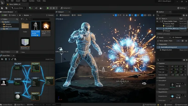 Git LFS로 3D 메시와 VFX 파티클 파일 체계적으로 관리하기